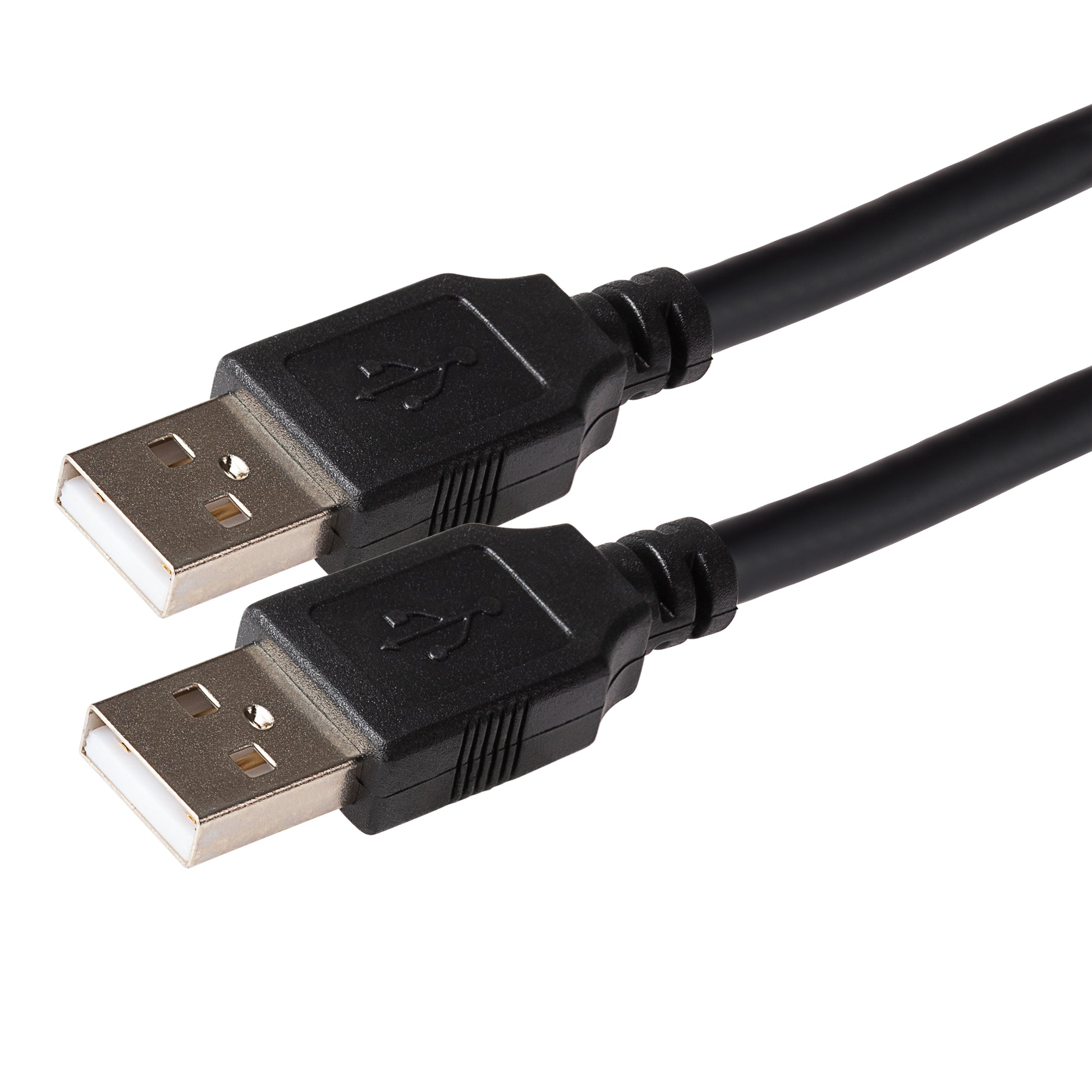 Maplin USB-A 2.0 to USB-A 2.0 Cable - Black