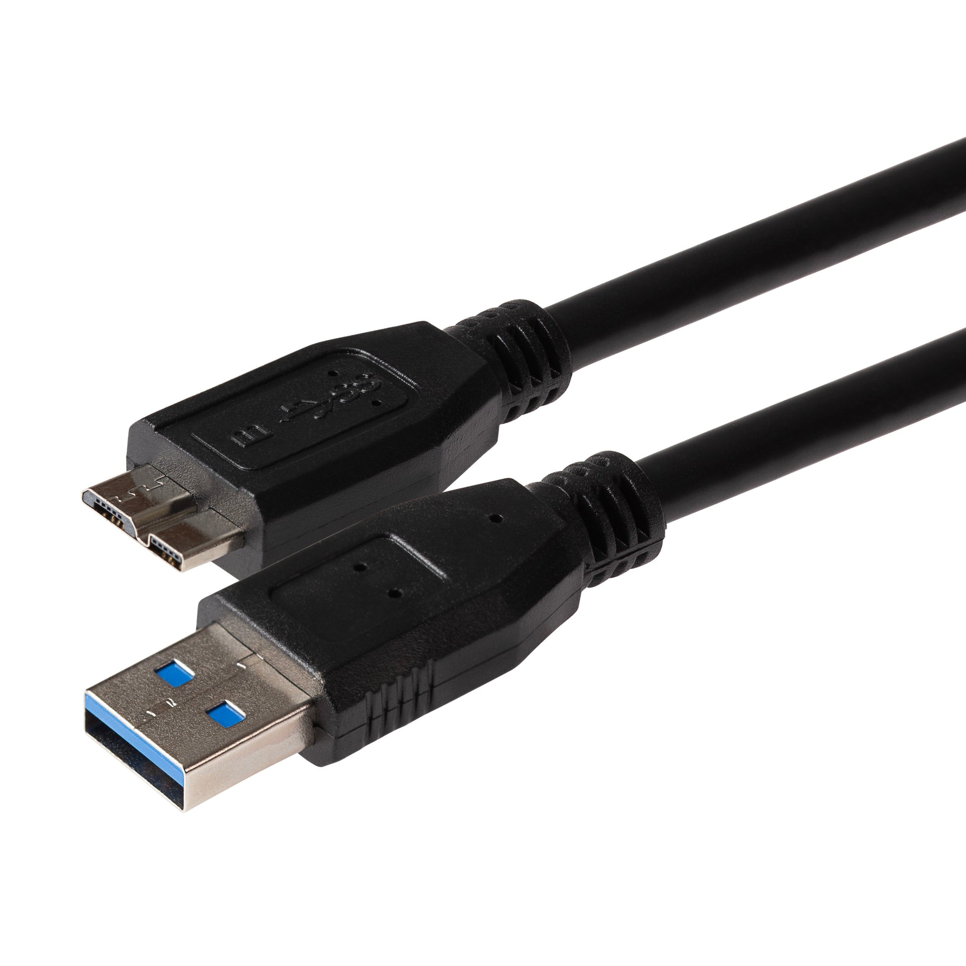 Maplin USB-A to Micro USB-B V3 Super Speed Cable - Black