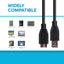 Maplin USB-A to Micro USB-B V3 Super Speed Cable - Black