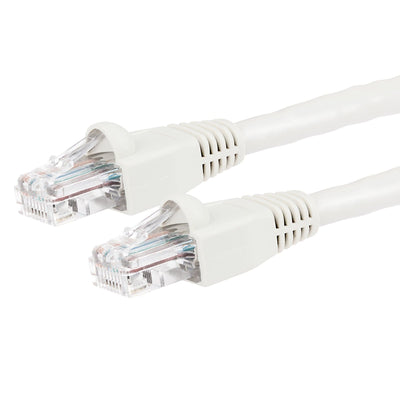 Maplin CAT6 RJ45 Plug UTP Ethernet Network Cable - White, 0.5m