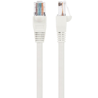 Maplin CAT6 RJ45 Plug UTP Ethernet Network Cable - White, 0.5m