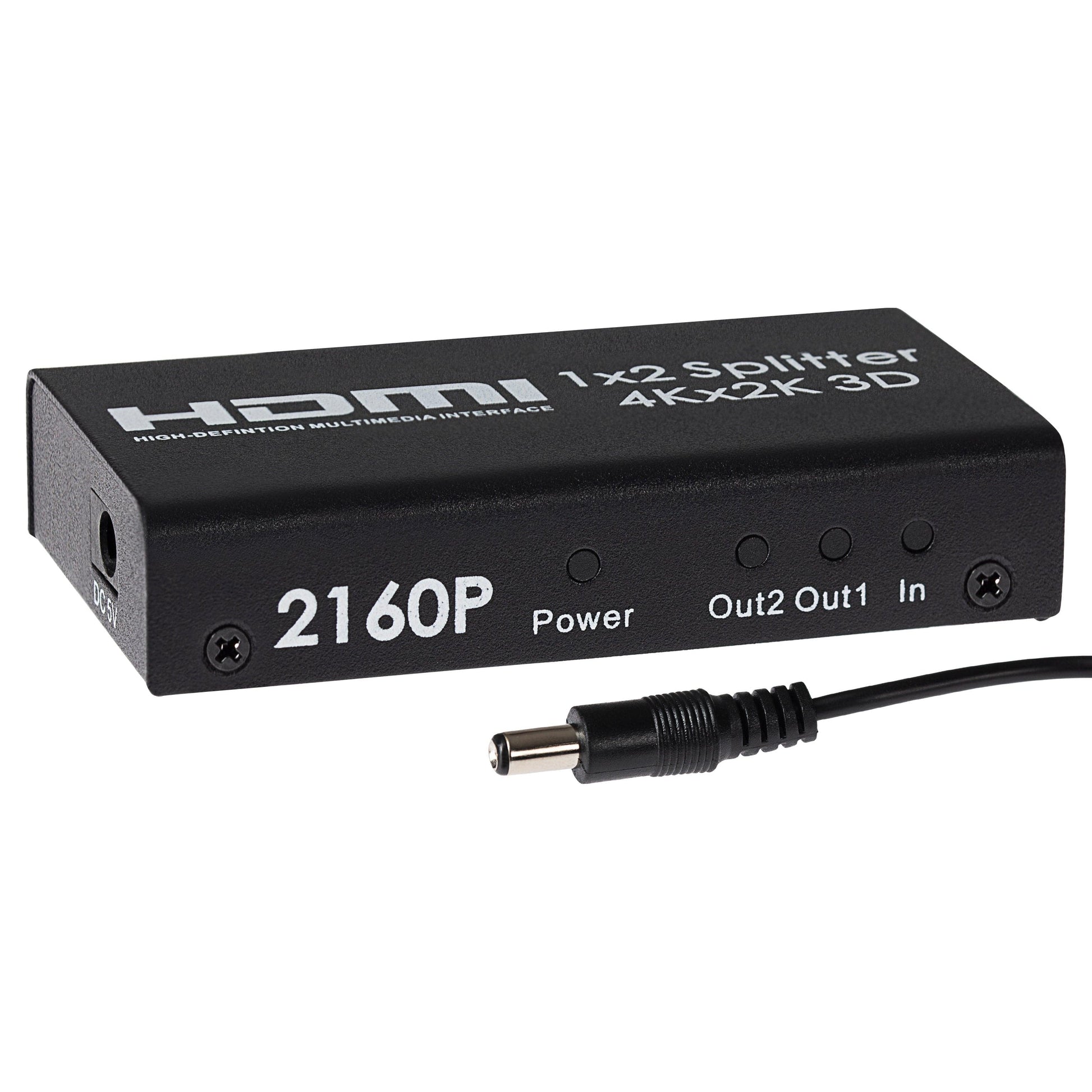 Maplin HDMI Splitter 1 Port In 2 Ports Out 4K Ultra HD @30Hz 10.2Gbps