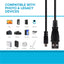 Maplin USB-A to 8-Pin Mini USB Cable - Black, 3m