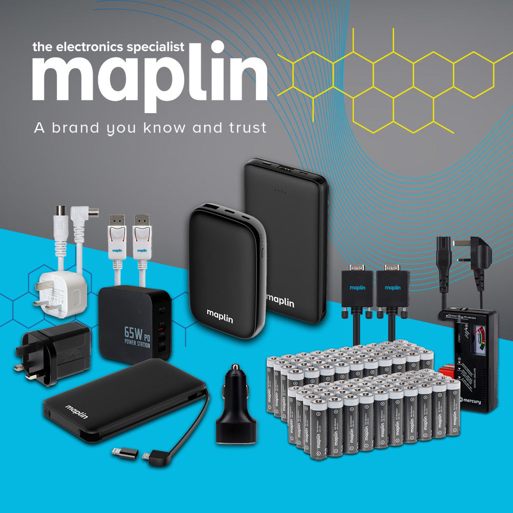 Maplin 65W 4-Port USB-C PD / USB-A QC 3 / USB-A GaN Technology