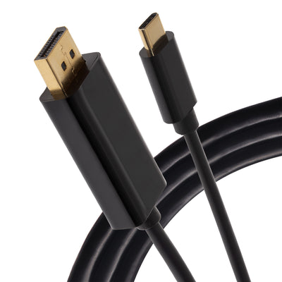 Maplin USB-C to DisplayPort Cable - Black, 2m