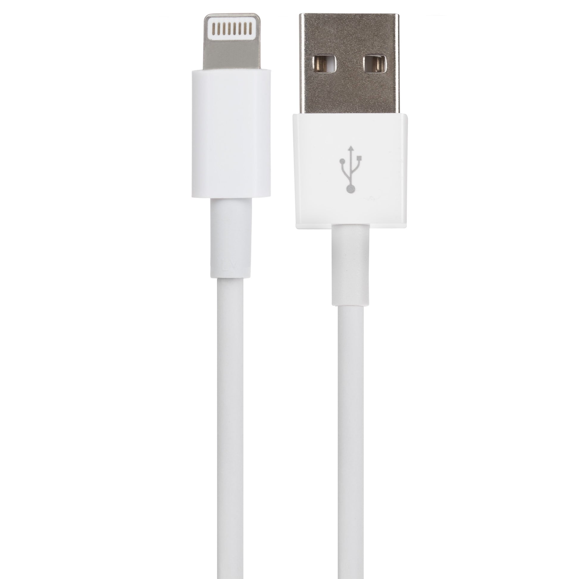 Maplin Lightning Connector to USB-A Charging Cable - White 0.5m