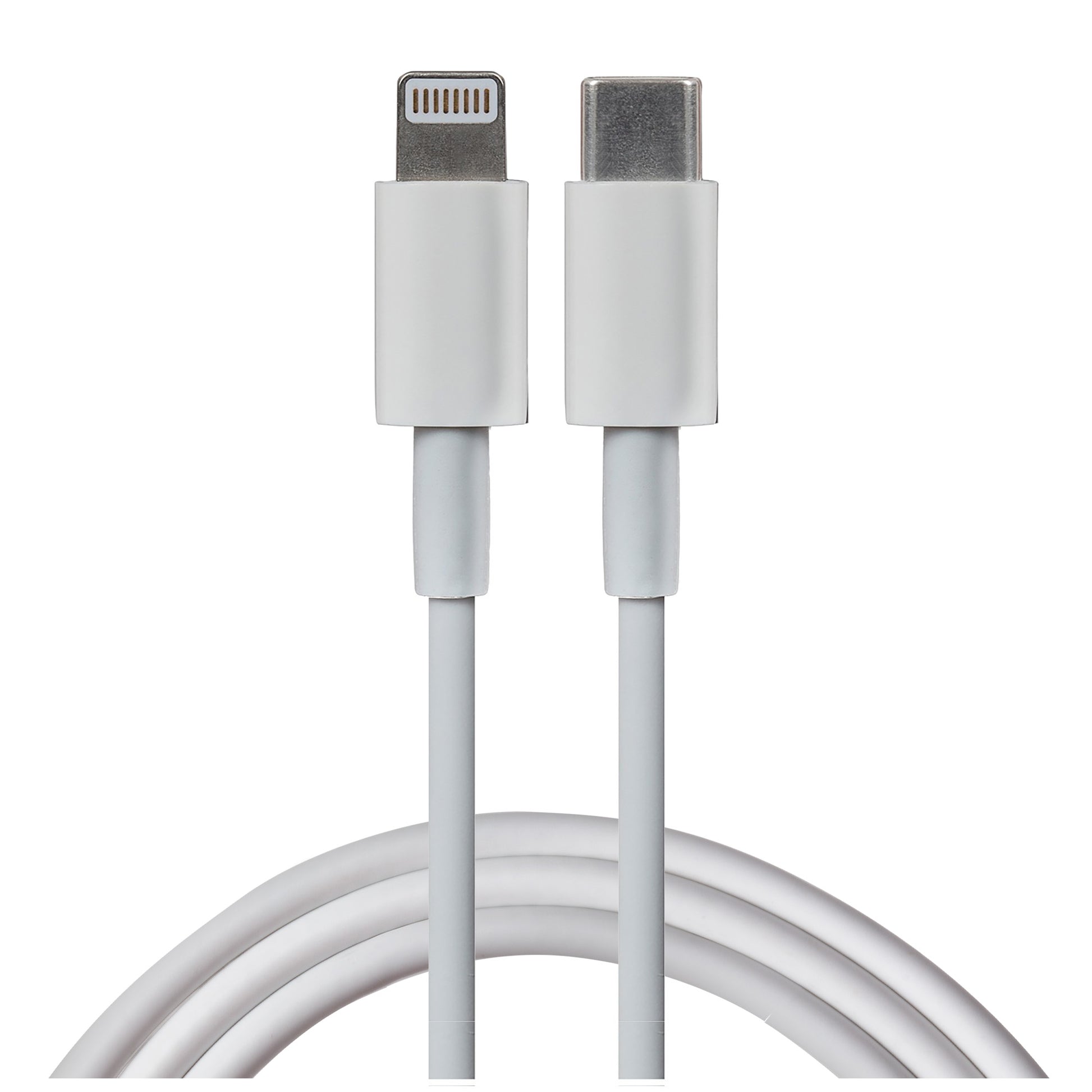 Maplin Lightning to USB-C 20W High Speed Cable - White, 3m