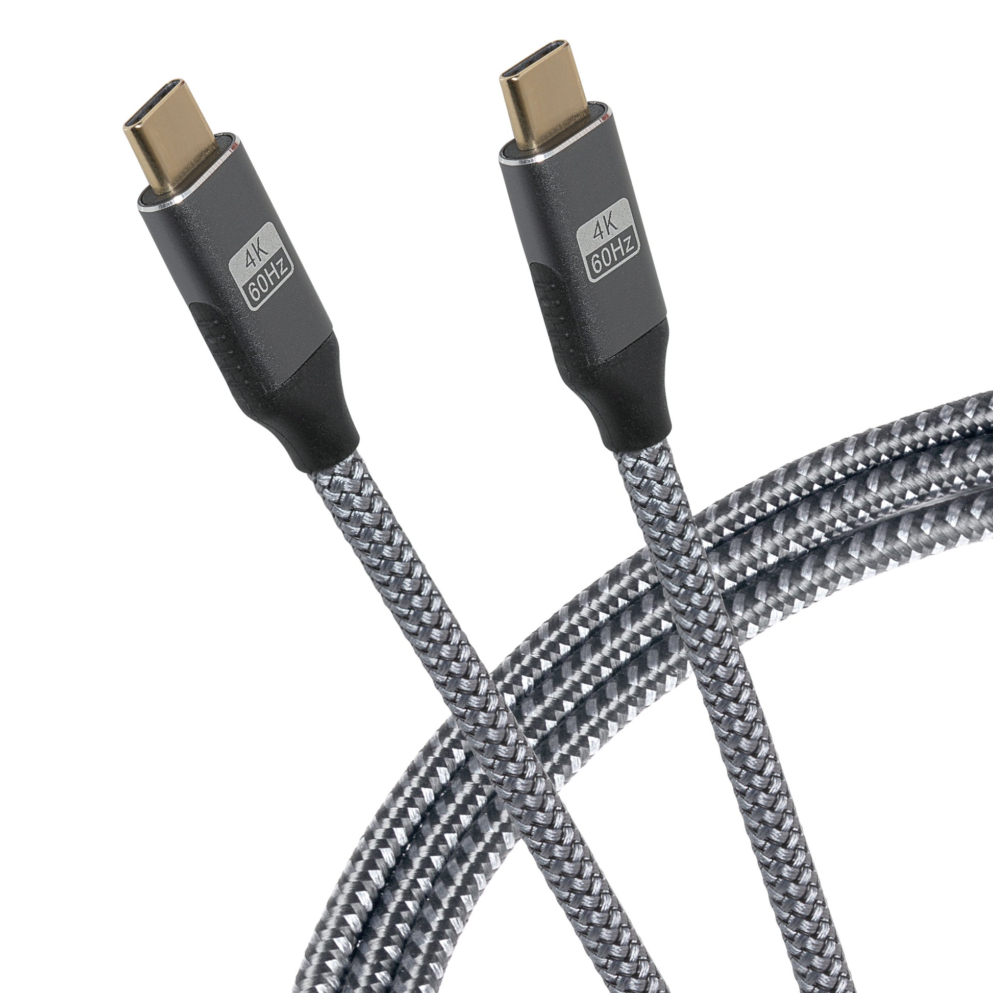 Maplin Pro USB-C to USB-C Gen2 100W 20Gbps Power Delivery Super Speed Data Transfer & Charging Braided Cable - Black, 3m