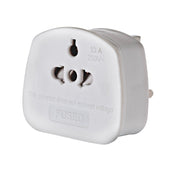 Maplin Worldwide Tourist to UK Travel Adapter - White Single