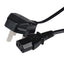 Maplin Power Lead IEC C13 Female Plug to UK 3 Pin Plug - 2m, 5 Amp Fuse