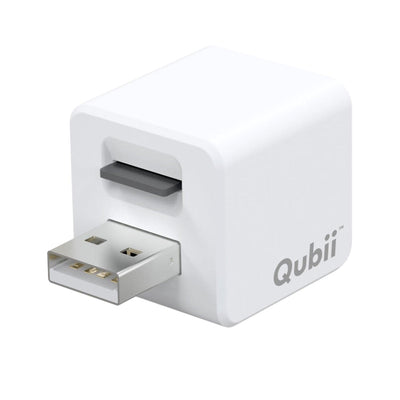 Maplin Qubi Auto Backup & Charging Adapter with MicroSD Card Slot for iPhone & iPad