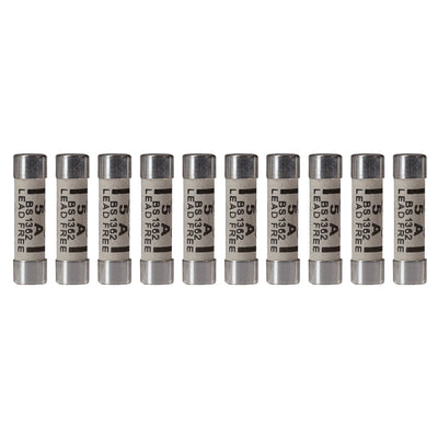 Maplin 5 Amp Plug Fuse BS1362 25.4 x 6.4mm - Pack of 10