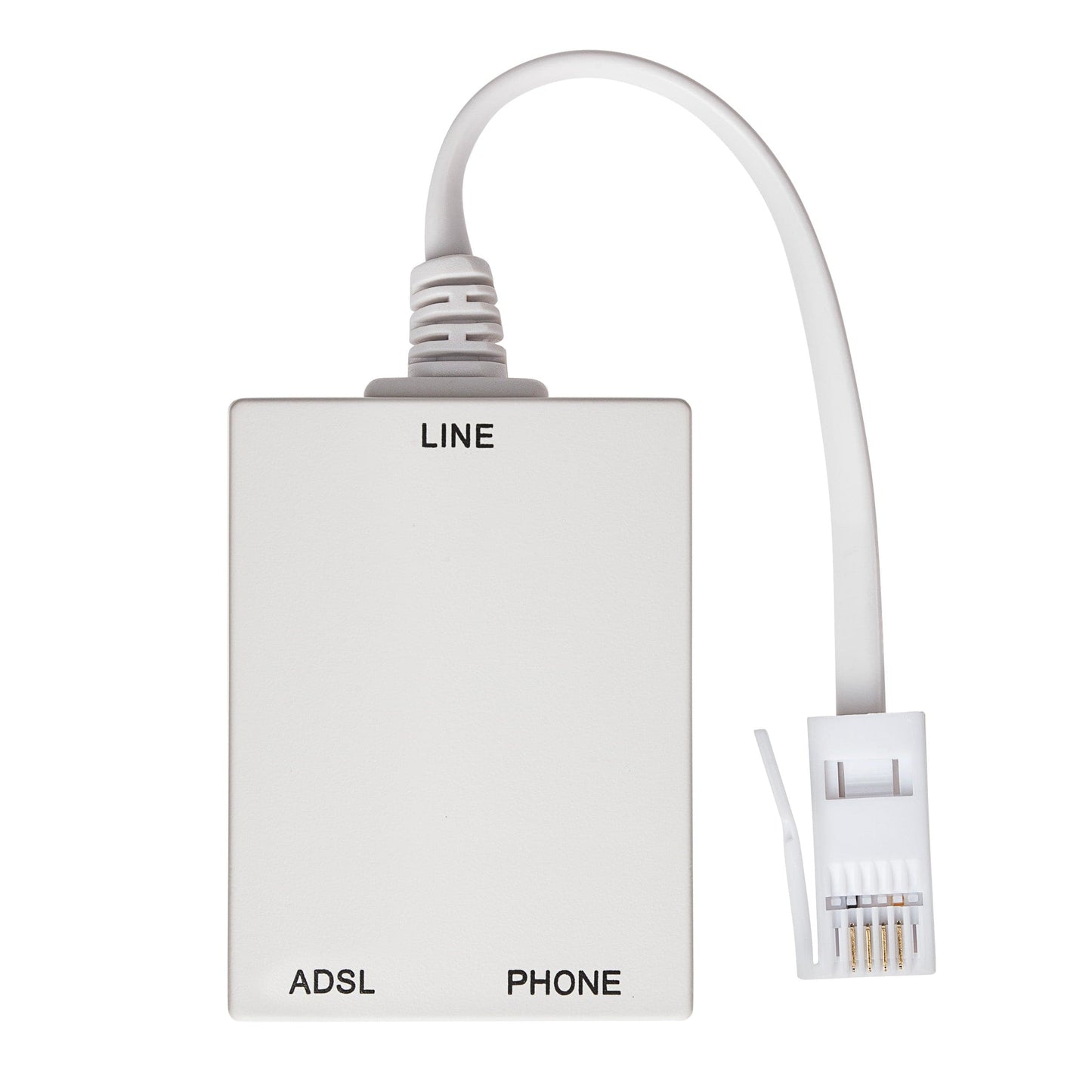 Maplin ADSL+ Phone and Modem Microfilter & Splitter - White