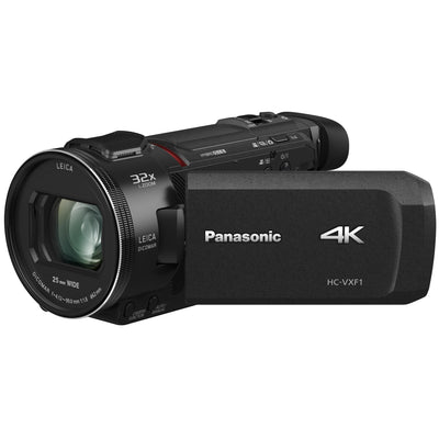 Panasonic HC-VXF1 4K Camcorder with 24x Optical Zoom, 3" LCD, WiFi & SD/SDHC/SDXC Compatibility - Black