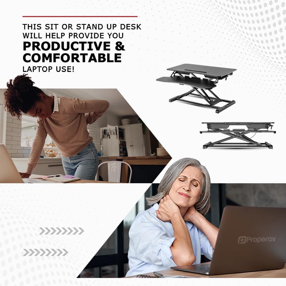 ProperAV Standing Desk Kit