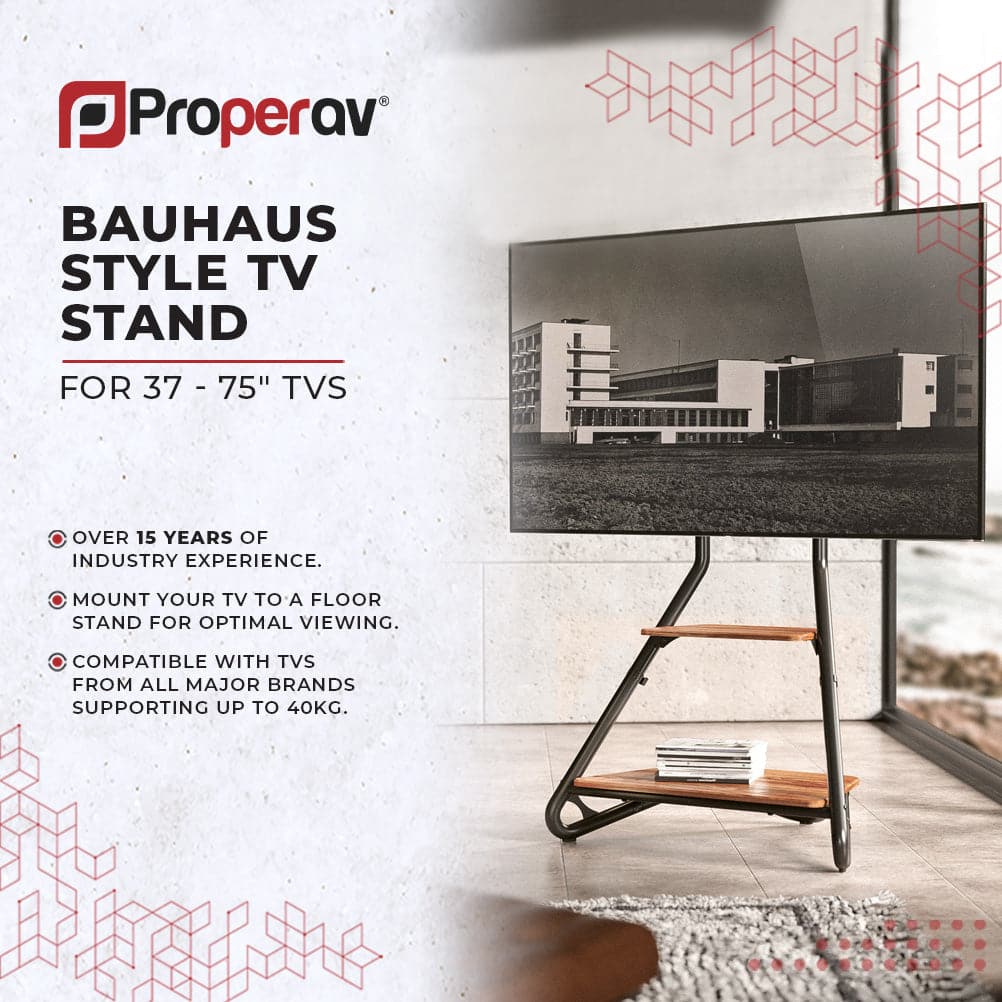 ProperAV Bauhaus Style TV Stand (37