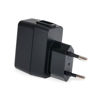 PRAKTICA 1-Port USB-A EU Wall Charger 5V 1 Amp 100-240V Wall Charger - Black