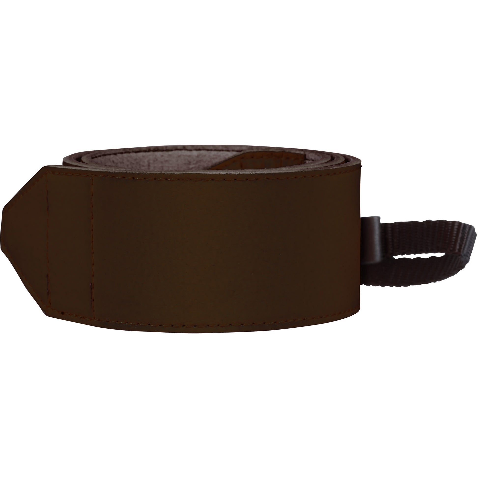 PRAKTICA Genuine Leather Camera Neck Strap 100mm Wide x 40mm Brown