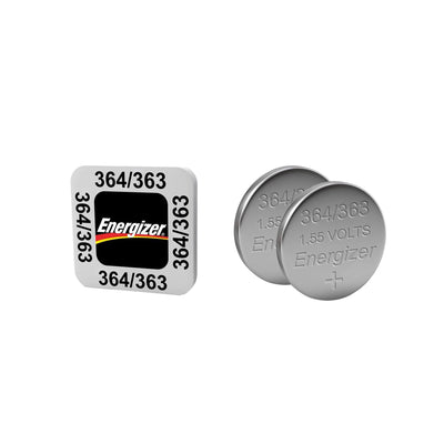 Energizer SR60 S42 364 363 1.55V Silver Oxide Coin Cell Battery - Pack of 2