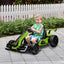 Maplin Plus 24V Electric Go Kart for Kids with Adjustable Seat for 6-12 Years