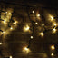 Lyyt Connectable Icicle-Inspired 2m Outdoor 100 Warm White LED String Lights