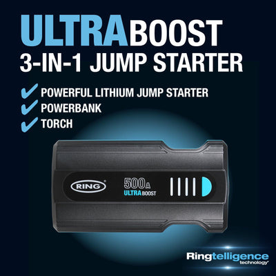 Ring Automotive ULTRABOOST 500 Jump Starter