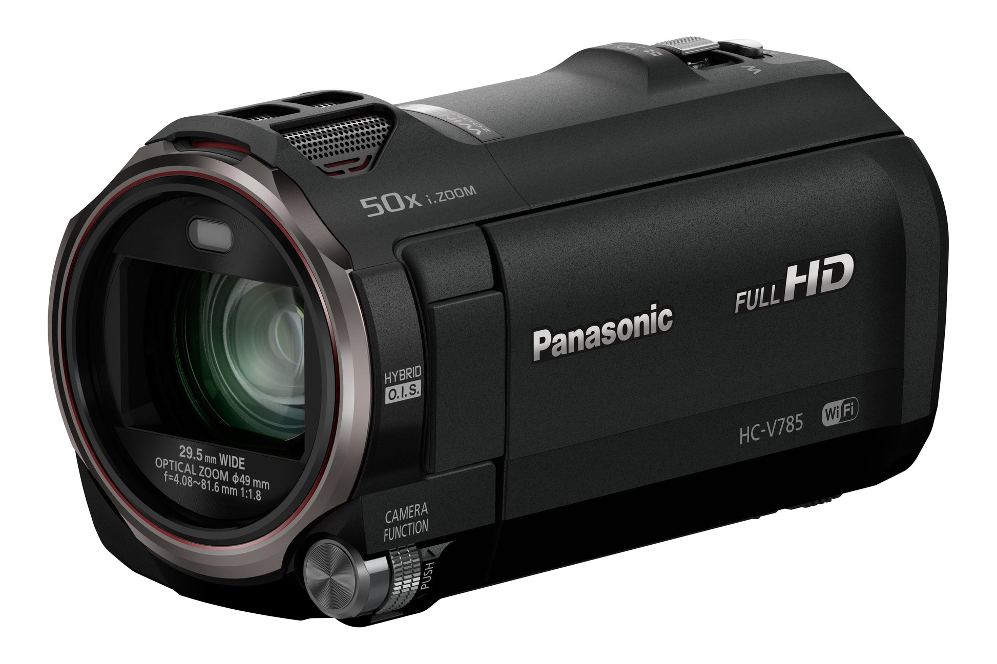 Panasonic HC-V785 Full HD Camcorder with 20x Optical Zoom, 3" LCD, WiFi & SD/SDHC/SDXC Compatibility - Black - maplin.co.uk