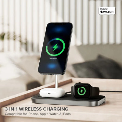 ALOGIC MagSpeed 3-in-1 15W MagSafe Wireless Charging Station