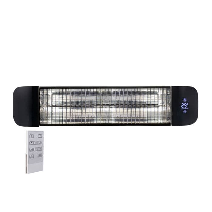 Mirrorstone 1.2kW Aurora Wi-Fi Remote Controllable Infrared Bar Heater - maplin.co.uk