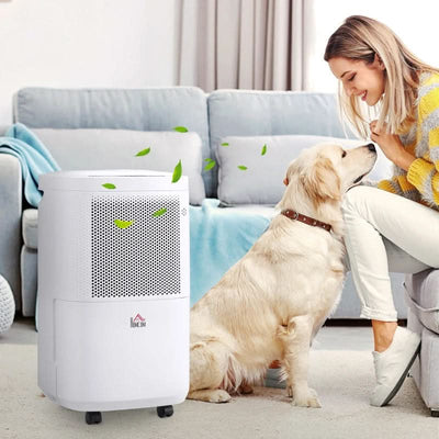 Maplin Plus 10L/Day 2200ml Portable Quiet Dehumidifier with WiFi Smart App Control