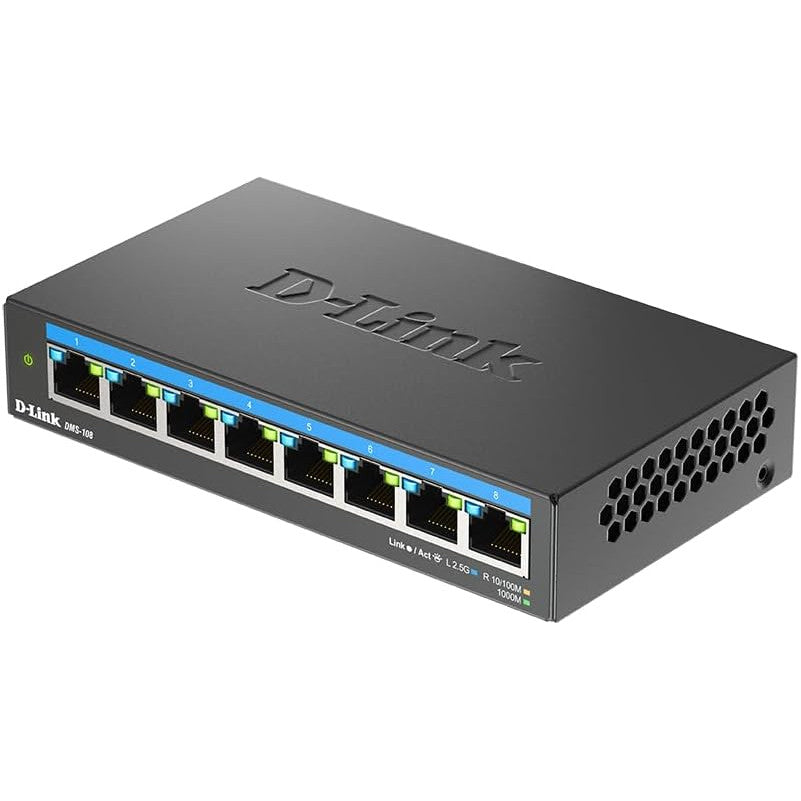 D-Link 8-Port 2.5G Multi-Gigabit Desktop Switch - maplin.co.uk