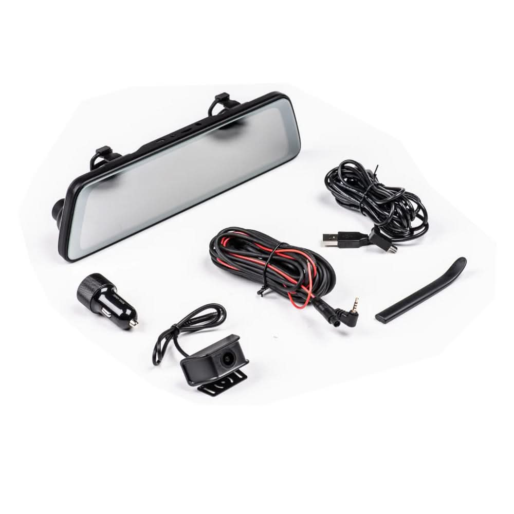 Road Angel Halo View 2 Dual Mirror Dash Cam with Rear Dash Cam/Parking Cam - maplin.co.uk