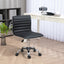 ProperAV Extra Armless Mid-Back Adjustable Swivel Office Chair