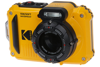 Kodak PIXPRO WPZ2 16MP 4x Zoom Tough Compact Camera - Yellow Camera Only