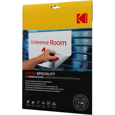 Kodak Speciality A4 150 Micron Window Stick Laminating Pouches - Pack of 10