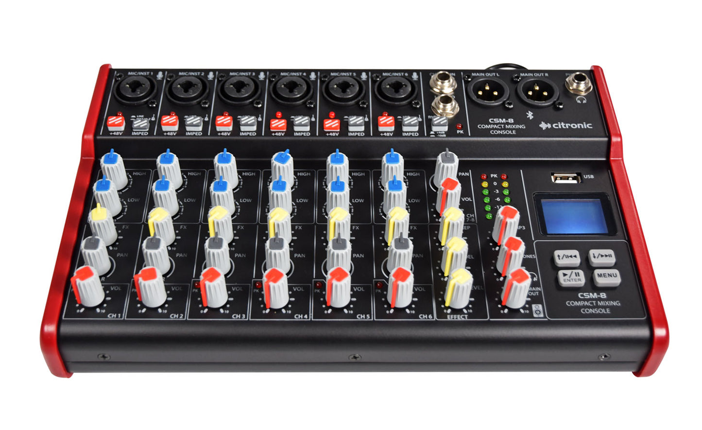 Citronic CSM Compact Mixer With USB / Bluetooth