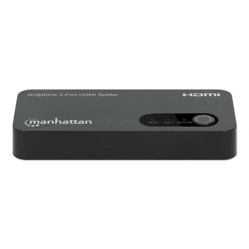 Manhattan HDMI Splitter 1 Port In 2 Ports Out 4K Ultra HD @60Hz 18Gbps