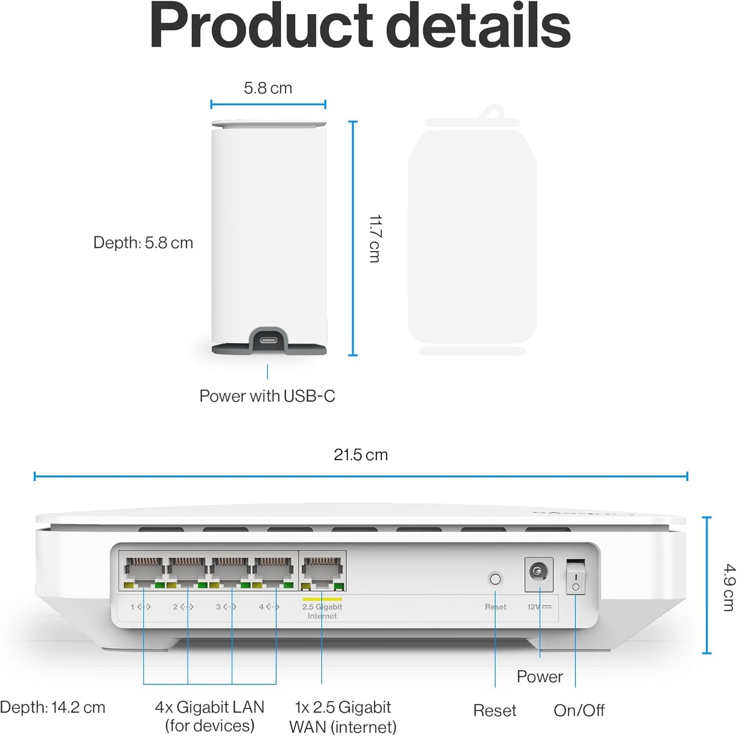 Linksys Velop Dual-Band WiFi 6 AX3000 Micro-Router