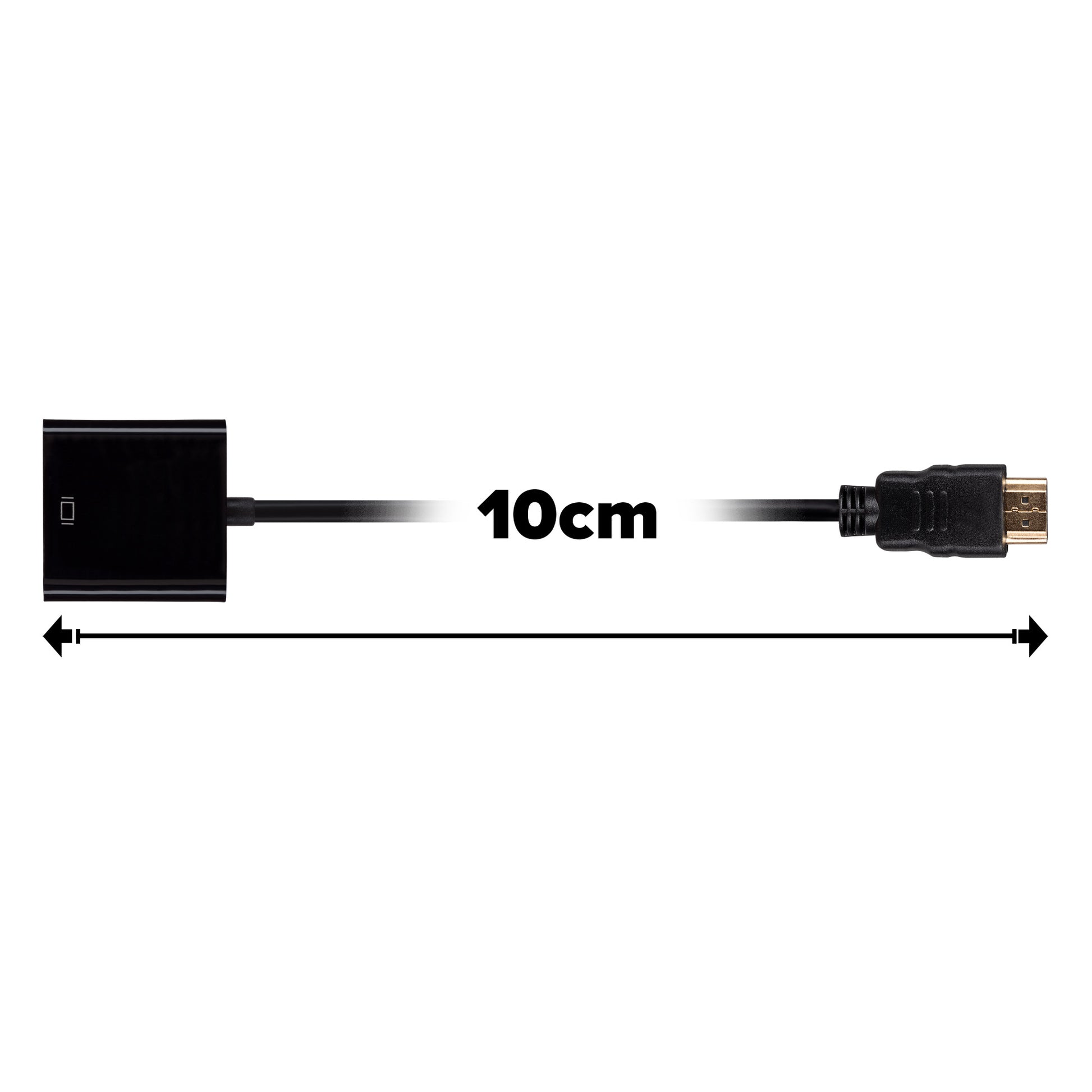 Maplin HDMI to VGA Female with 3.5mm Audio Jack Port Adapter