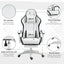 Maplin Plus Racing Style Gaming Chair with Reclining Function & Footrest