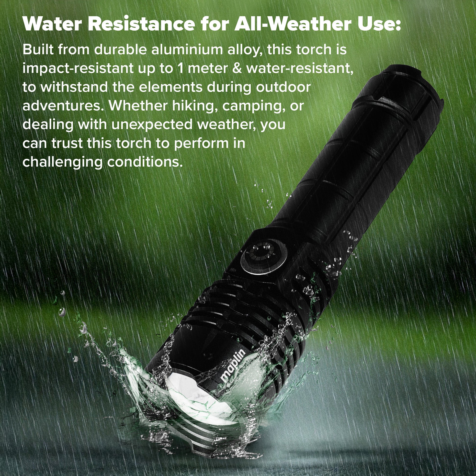 Maplin LED Lithium Rechargeable Torch