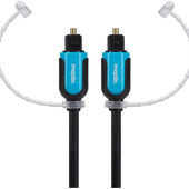 Maplin Optical Audio TOSlink Male to TOSlink Male Cable - Black, 10m - maplin.co.uk