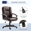 ProperAV Extra PU Leather Swivel Mid-Back Executive Office Chair