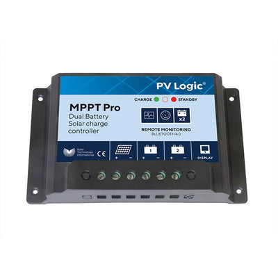 PV Logic 15A MPPT Dual Battery Charge Controller