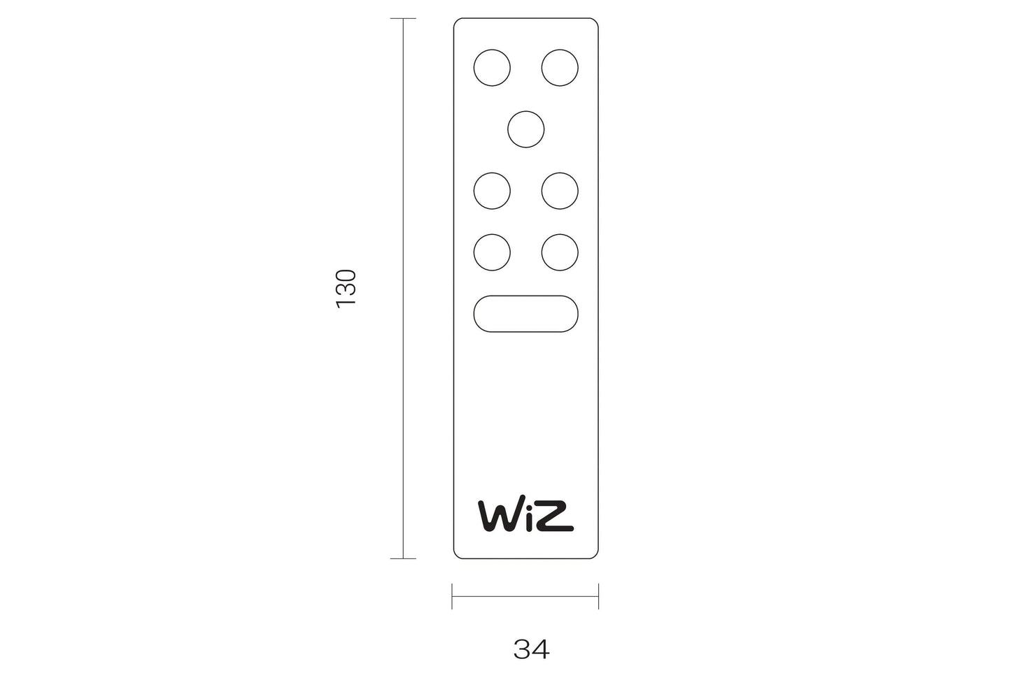 4lite WiZ Connected Smart Lighting Kit including 6x E27 Large Screw White Bulbs, 1x Remote Control & 2x 3-Pin UK Plugs