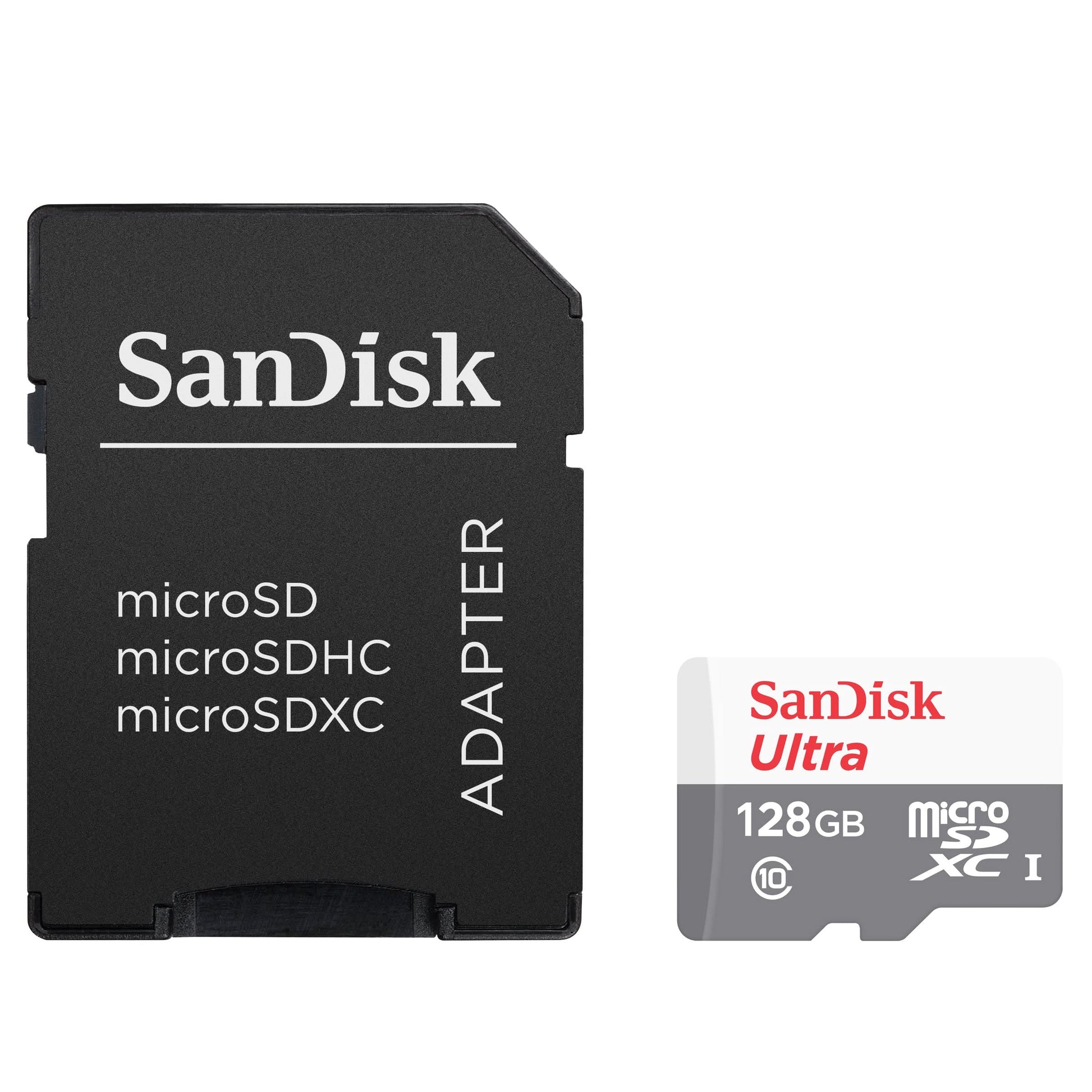 SanDisk 128GB Ultra MicroSDXC Card Class 10 100MB/s with SD Adapter