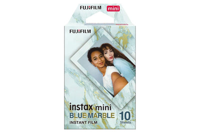 Fujifilm Instax Mini Instant Photo Film - Blue Marble Pack of 10