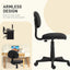 ProperAV Extra Armless Adjustable Draughtsman Office Chair - Black