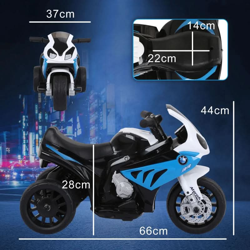 Maplin Plus Electric Ride-On BMW S1000RR 6V Motorbike for Kids with Headlights & Music