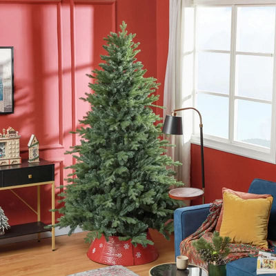 HOMCOM 7ft Bare Artificial Christmas Tree - Green